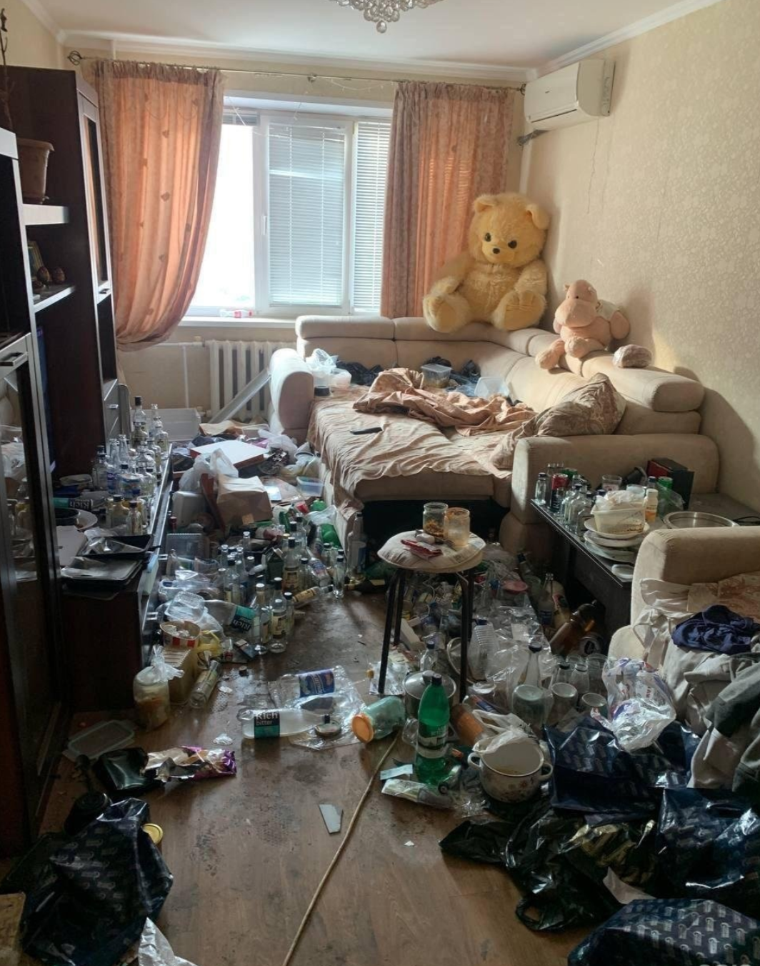 До уборки